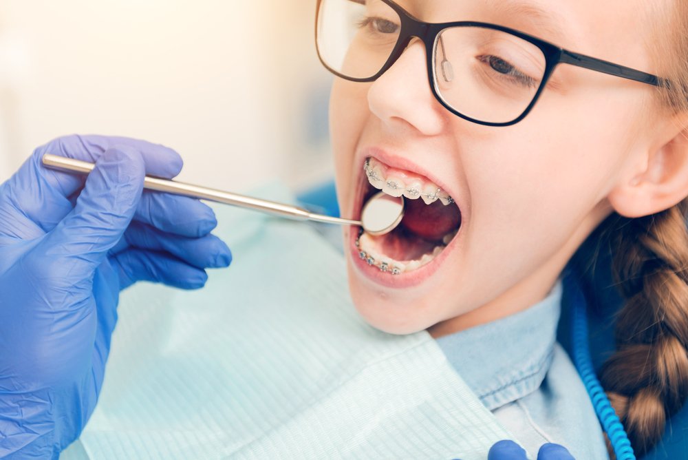 Young Girl in a dental chair 